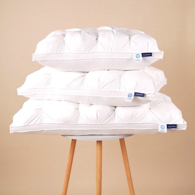 Evacove® Ultimate Luxury Knob Flower Diamond Goose Down Pillow