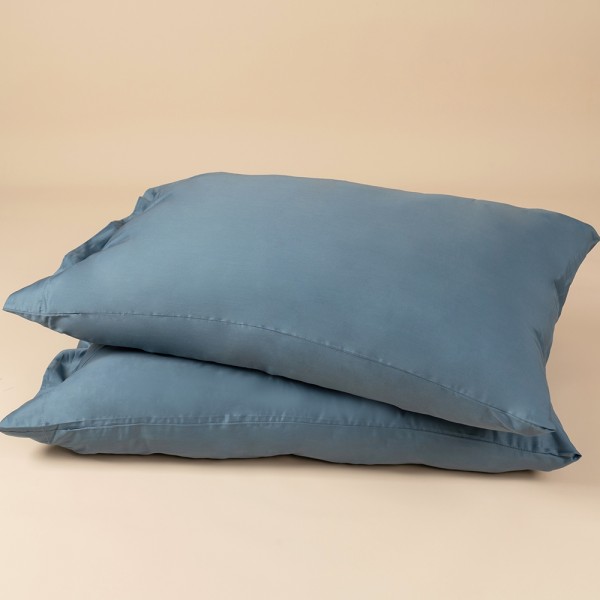 Evacove® Lake Blue Premium Soft Comfort Buttoned Pillowcase