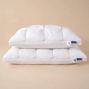 Evacove® Ultimate Luxury Bread Pattern Goose Down Pillow
