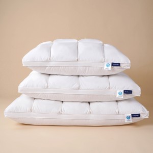 Evacove® Ultimate Luxury Bread Pattern Goose Down Pillow