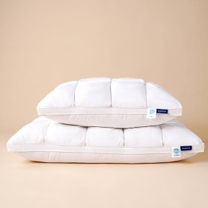 Evacove® Ultimate Luxury Bread Pattern Goose Down Pillow
