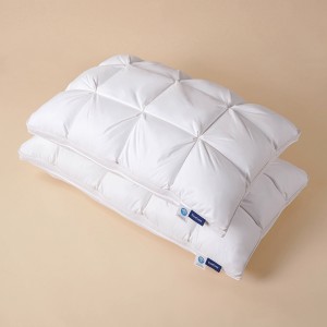 Evacove® Ultimate Luxury Bread Pattern Goose Down Pillow