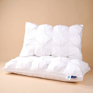 Evacove® Ultimate Luxury Knob Flower Diamond Goose Down Pillow