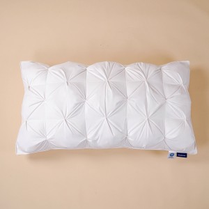 Evacove® Ultimate Luxury Knob Flower Diamond Goose Down Pillow